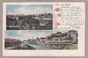 Carte postale Brčko/Bertschko - Partie à la Brka / Attik et Kolobara - 1901 - Photo 1/2
