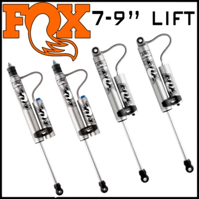 Amortiguadores de depósito ajustables delanteros y traseros Fox 2.0 11-19 Silverado 2500 3500 7-9" Foto 1 de 4