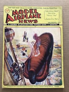 MODEL AIRPLANE NEWS Magazine December 1931 Nieuport Sopwith Came Sausage-Balloon - Picture 1 of 15