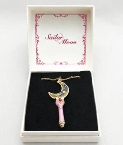 Sailor Moon Moon stick Pendant Necklace Official Fan Club Limited Japan Anime - Picture 1 of 7