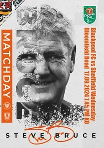 BLACKPOOL v SHEFFIELD WEDNESDAY 17 September 2024 EFL CARABAO CUP FAN edition - Picture 1 of 1