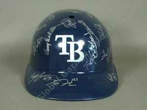 2014 Hudson Valley Renegades Team signierter Baseballhelm NYPL Tampa Bay Rays NR - Bild 1 von 6