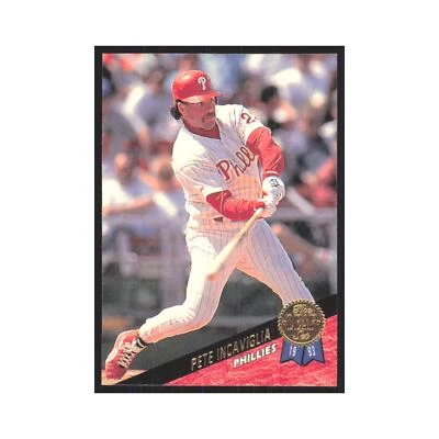 1993 Leaf Pete Incaviglia Phillies #276 - Image 1 of 3