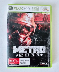 Metro 2033 Inc Original Artwork + Manual Xbox 360 VGC AU PAL - Picture 1 of 3