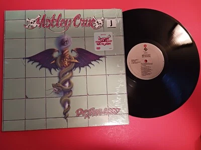 Motley Crue ~ DR FEELGOOD ~ 1989 1st Press Elektra 9-60829 STERLING in shrink M- - Image 1 of 4