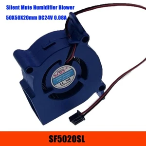 Humidifier Blower Sanly SF5020SL 24V 0.08A 5cm Mute Silent Cooling Fan Turbine - Picture 1 of 4