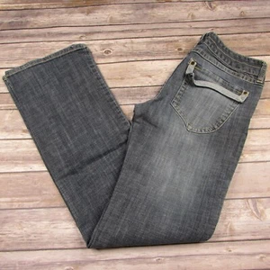 Daisy Fuentes Gr. 2 Blue Denim Jeans Lightly Distressed Back Pattentaschen   - Bild 1 von 8