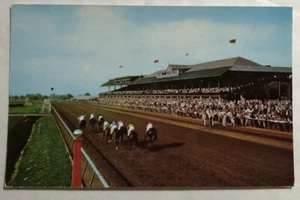 Stretch Drive At Keeneland Race Course Lexington, Kentucky Postcard (G1) - Picture 1 of 2