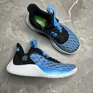 Under Armour Curry 9 Sesame Street Cookie Monster Youth Shoes Size 5 Y EU 37.5 - Picture 1 of 9