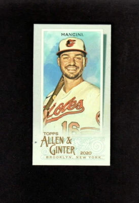 TREY MANCINI 2020 ALLEN & GINTER MINI A&G BACK BALTIMORE ORIOLES - Image 1 of 2