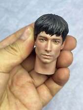 1/6 Male Head Sculpt  Flash Movie Celebrity Ezra Miller For 12inch Figure Doll
