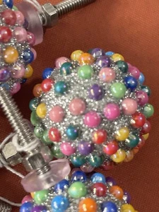 Set Of 4 Confetti Ball Drawer Knobs/pulls NWT - Picture 1 of 2