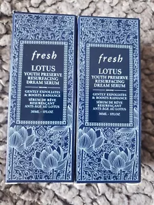 Set Of 2 Fresh Lotus Youth Preserve Resurfacing Dream Serum 1oz 100% Authentic - Picture 1 of 10