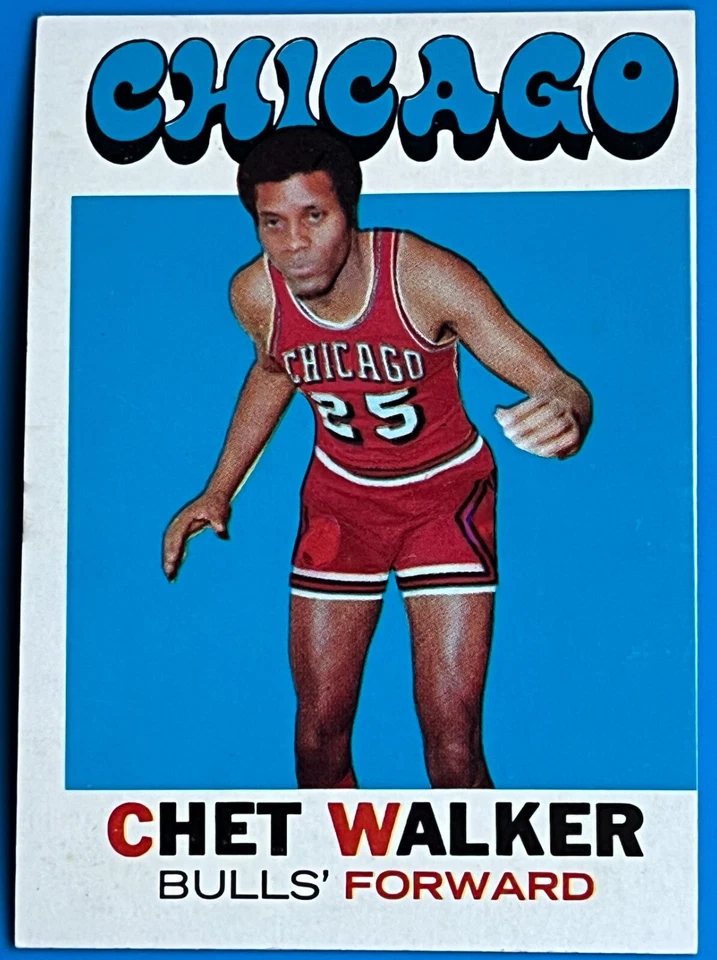 1971-72 Topps NBA Basketball Card #66 Chet Walker Chicago Bulls - Image 1 of 1