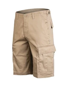 Mil-Tec Brand Army Style Khaki bermuda combat uniform cargo military shorts - Picture 1 of 3