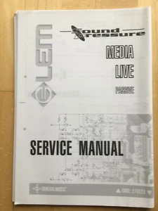Media live LEM Schaltbild Schematic Diagrams Service Manual Generalmusic GEM - Bild 1 von 1