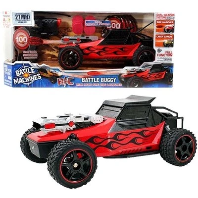 Battle Machines RC Remote Control Battle Buggy w/ Rapid Fire Disc Launcher - Image 1 of 2