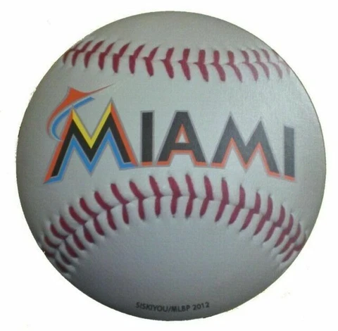 Siskiyou MLB Miami Marlins 3-Inch Baseball Magnet Cover