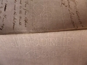 SWANTON MORLEY RUMP 1839 FABRICANTE DE MOLINO DE PAPEL MARCA DE AGUA MARCA DE AGUA WENSUM KENT - Imagen 1 de 11