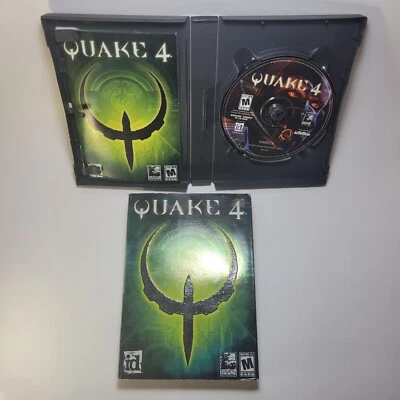 Quake 4 PC Computer Video Game Slipcase 4 Disc 2005 First Person Shooter - Image 1 of 4