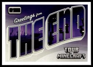 2024 Panini Minecraft #190 Saludos desde el final Tour de Minecraft - Imagen 1 de 2