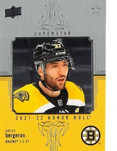 2021-22 Upper Deck Honor Roll #HR14 Patrice Bergeron - Picture 1 of 2