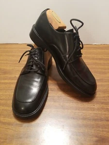 BANANA REPUBLIC LEATHER UPPERS &LINING BLACK OXFORD 8.5/D/ MADE IN ITALY  - Bild 1 von 12