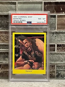 1997 Cardinal WWF MANKIND Trivia Series PSA 8 NM-MT - Picture 1 of 2