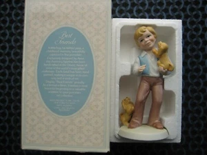 AVON Porcelain Figurine BEST FRIENDS 1981 NEW - Picture 1 of 1