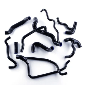 For Ducati Streetfighter S 1098 2009-2013 Silicone Radiator Coolant Hose Black - Picture 1 of 11
