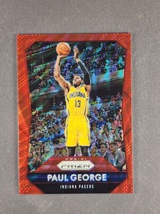 2015-16 Panini Prizm #62 Paul George /350 Red Ruby Wave Indiana Pacers