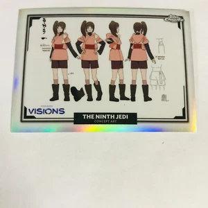 2021 Topps Star Wars Chrome Legacy Visions Concept Art SWV-9 The Ninth Jedi - Picture 1 of 2