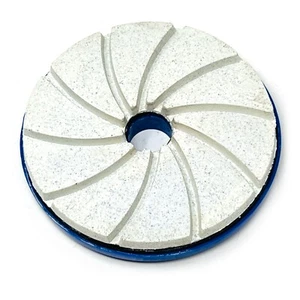 OHIY 5in Snail Lock Polishing Pad 50 Grit Diamond Resin Abrasive Grinding Disc - Picture 1 of 15