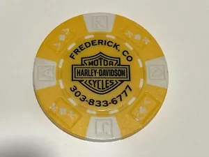 Harley Davidson Poker Chip Frederick Colorado - Picture 1 of 2