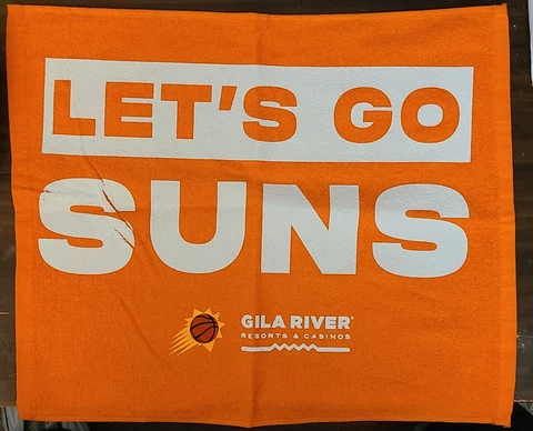 Phoenix Suns “LET’S GO SUNS” 2022 Playoff Promo Rally Towel Round 2 Game 2 Cover