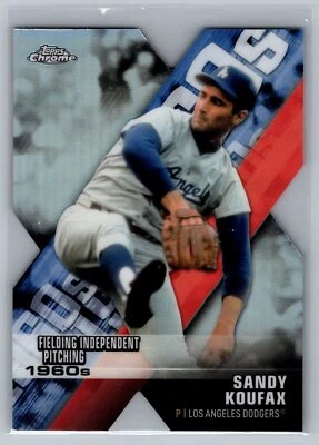 Topps Chrome #DOD-8 2020 Sandy Koufax Decade of Dominance troquelado Foto 1 de 2
