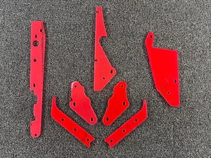 Bally Doctor Who Fluorescent Pinball Playfield Plastic Protector Glow Mod Set - Picture 1 of 5
