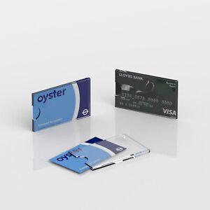 Clear Acrylic Oyster Card / Travel Card / ID Holder / Rail Card Bus Pass Cover