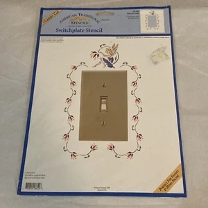 Plantilla de conmutación American Traditional Stencils 1998 SP-640 hada y tulipán nuevo en paquete - Imagen 1 de 4