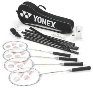 Yonex Set Badminton 4 Giocatori - Famiglia/Giardino/Parco/Divertimento/Gioco/Vacanza - Foto 1 di 1