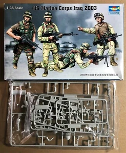 TRUMPETER 00407 - US MARINE CORPS • IRAQ 2003 - 1/35 PLASTIC KIT - Picture 1 of 2