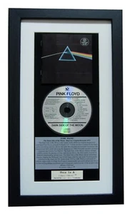 PINK FLOYD Dark Side Of The Moon CLASSIC CD ALBUM QUALITY FRAMED+FAST WORLD SHIP - Imagen 1 de 8