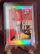 2019 Panini Chronicles Contenders Optic #9 Nick Senzel Silver Prizm Rookie Card