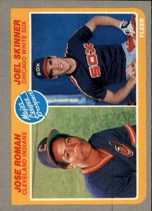 1985 Fleer Baseball #646 Jose Roman RC/Joel Skinner 