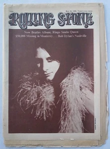 Rolling Stone magazine #11 May 25 1968 Dylan Johnny Cash Beatles 60s Rock Roll - Picture 1 of 12