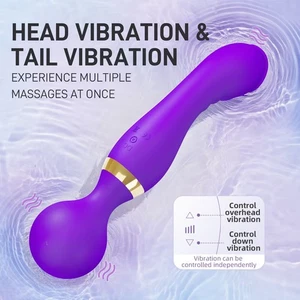 Massaggiatori Personali Magici Vibranti Multi Velocità Bacchetta Massaggio Corpo Ricaricabile - Foto 1 di 27