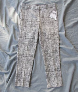 Amanda Chelsea weiß/schwarze Knöchelhose Damengröße 6 neu mit Etikett - Bild 1 von 10