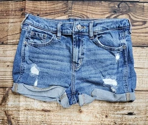 Old Navy Mid-rise Boyfriend Women's Jean Shorts Size 2 - Picture 1 of 8