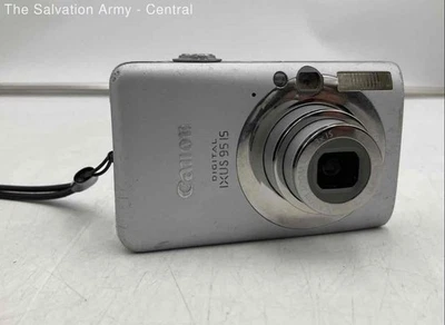 Canon IXUS 95 IS Silver 10.0 MP 3x Optical Zoom Powershot Digital Camera - Image 1 of 4