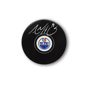 Adam Henrique Autographed Edmonton Oilers Hockey Puck - Picture 1 of 1